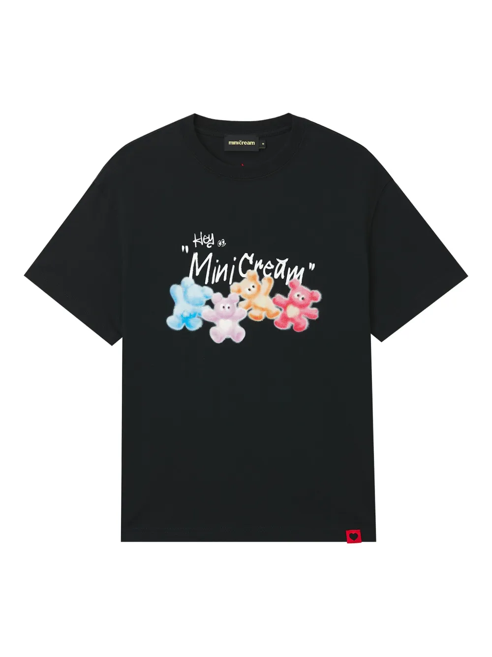 Mini Cream playera de algodón | negro | Image 1