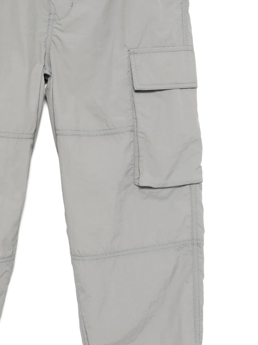 izzue Broek met logoprint Grijs