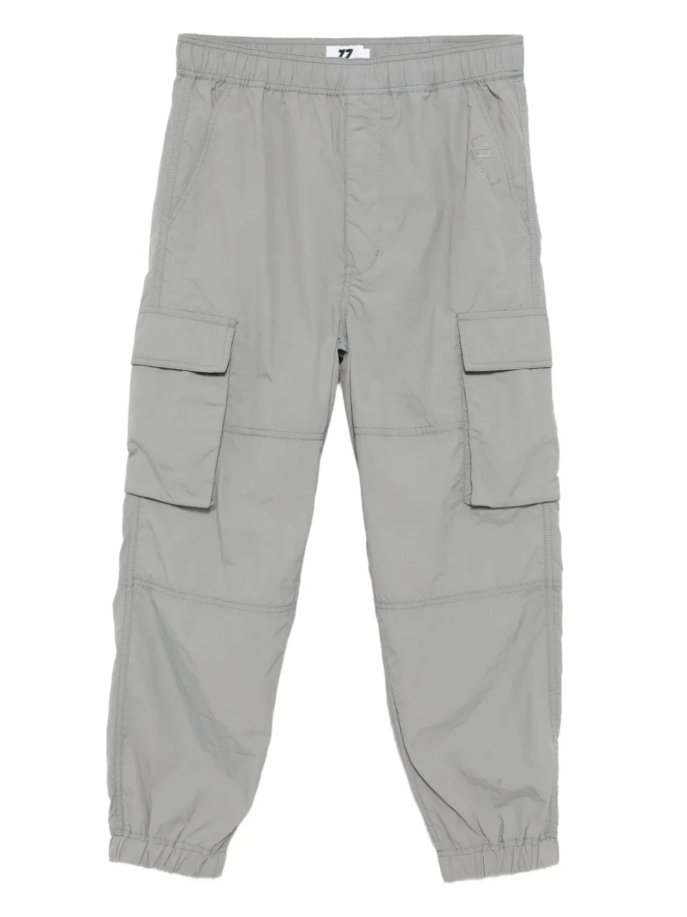izzue logo-print trousers | Grey | Image 1