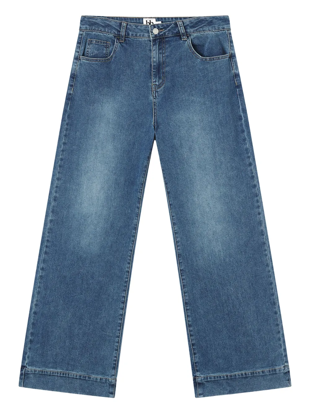 b+ab braided-detail jeans | Blue | Image 1