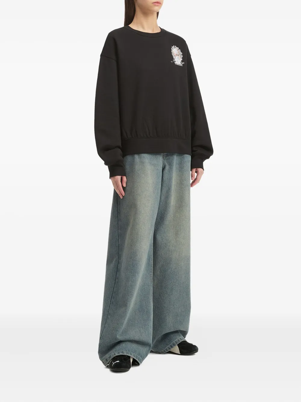 Musium Div. girl-print sweatshirt | Sweaters | Image 2