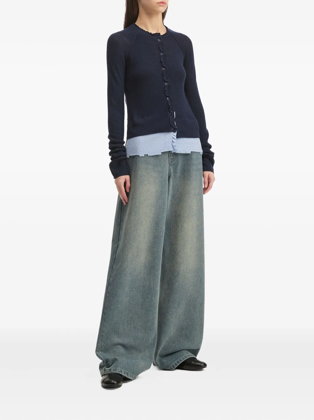 tout a coup crew-neck cardigan | Cardigans | Image 2
