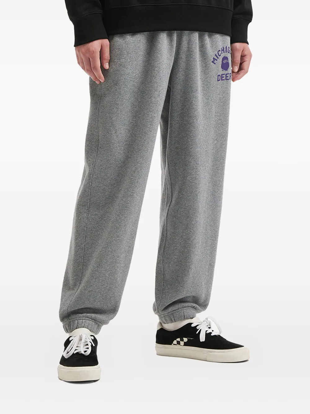 FINGERCROXX Trainingsbroek met logoprint - Grijs