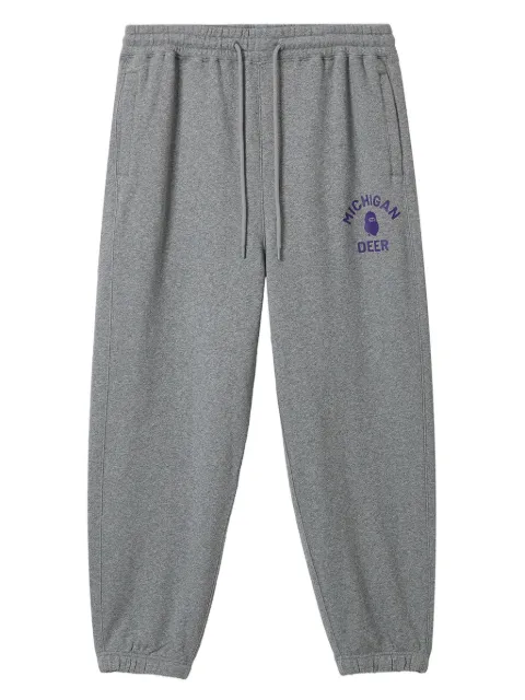 FINGERCROXX logo-print cotton track pants