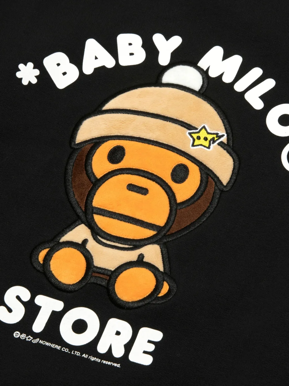 *baby Milo® Store By *a Bathing Ape® Embroidered Crew-neck Sweatshirt In Multi