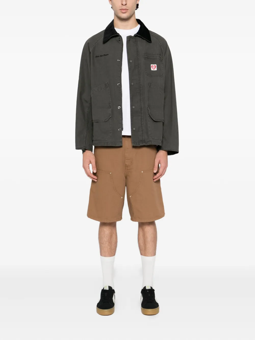 FINGERCROXX slogan-embroidered jacket | Shirt Jackets | Image 2