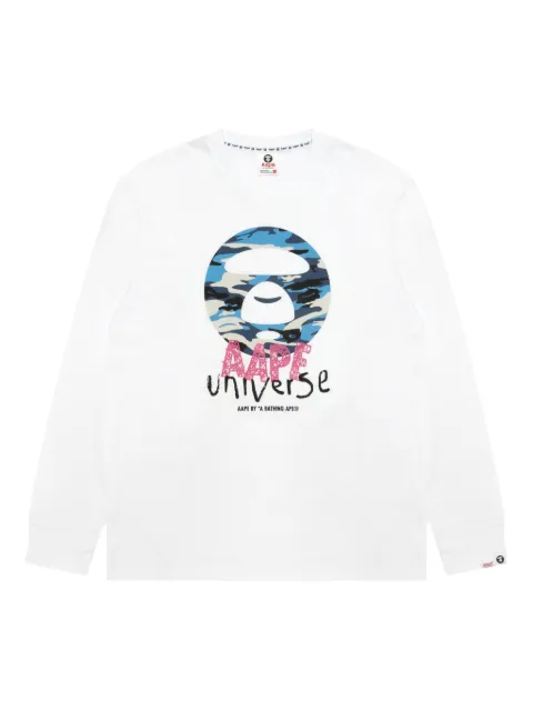 AAPE BY *A BATHING APE® crew-neck long-sleeved sweatshirt