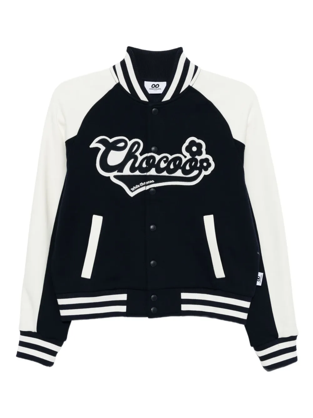 Chocoolate Logo-embroidered Jacket In Black