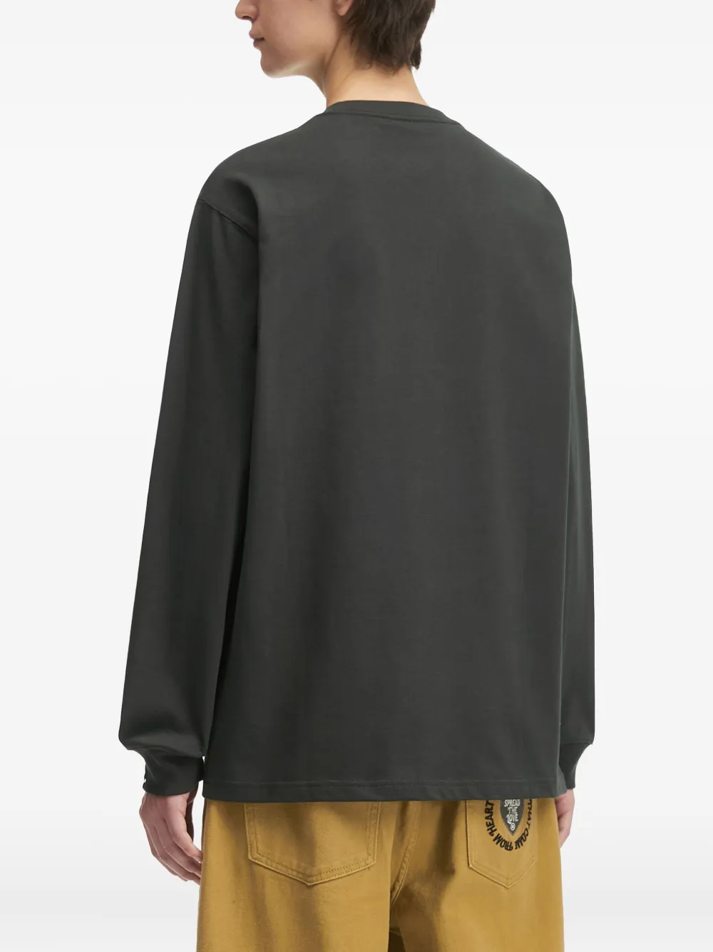 Fingercroxx Long-sleeve Top In Green