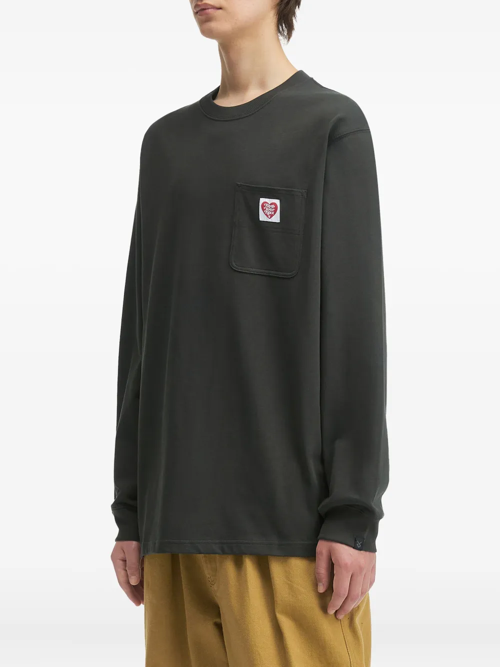 Fingercroxx Long-sleeve Top In Green