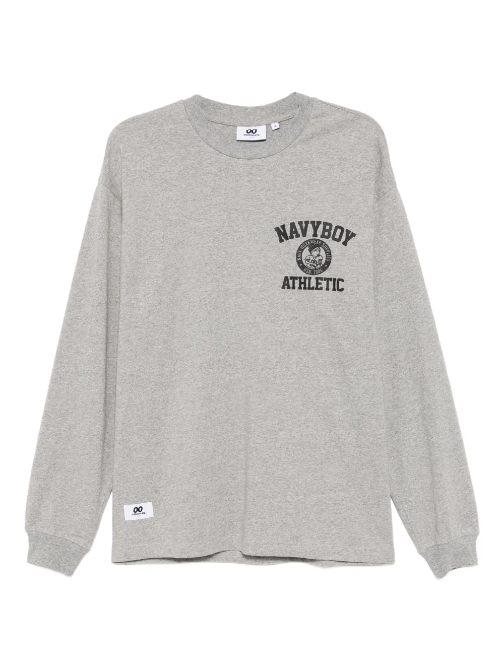 CHOCOOLATE playera con estampado gráfico | gris | Image 1