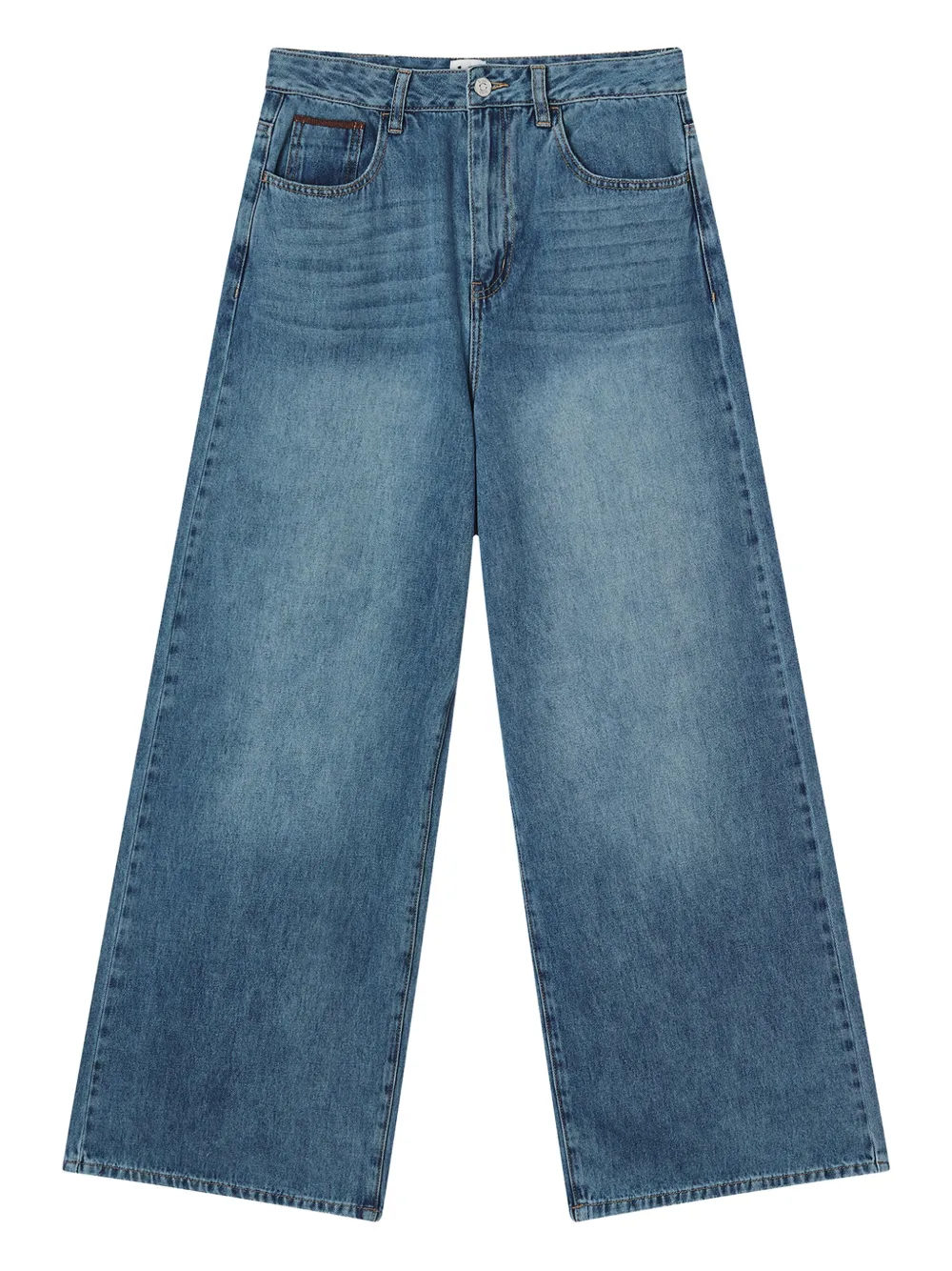 b+ab logo-patch jeans | Blue | Image 1