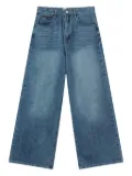 b+ab logo-patch jeans - Blue