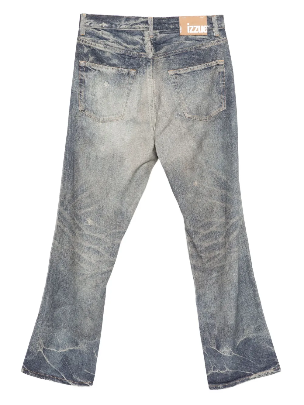 izzue logo-patched jeans | Regular & Straight-Leg Jeans | Image 2