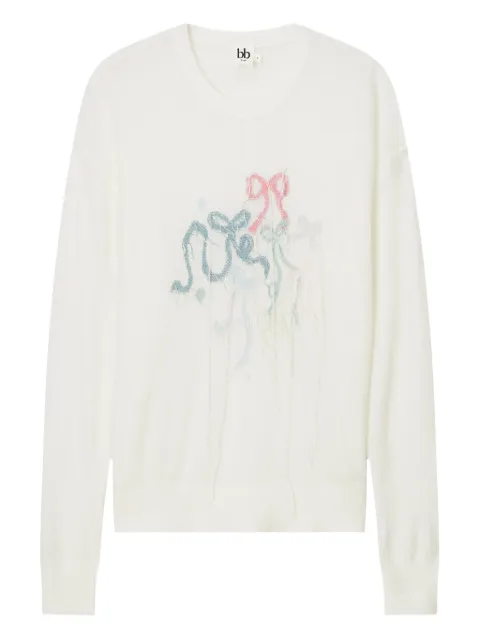 b+ab pull à broderies