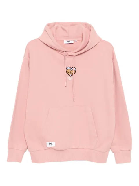 CHOCOOLATE puppy-embroidered hoodie