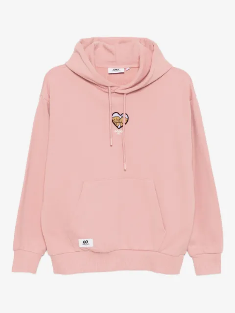 CHOCOOLATE puppy-embroidered hoodie