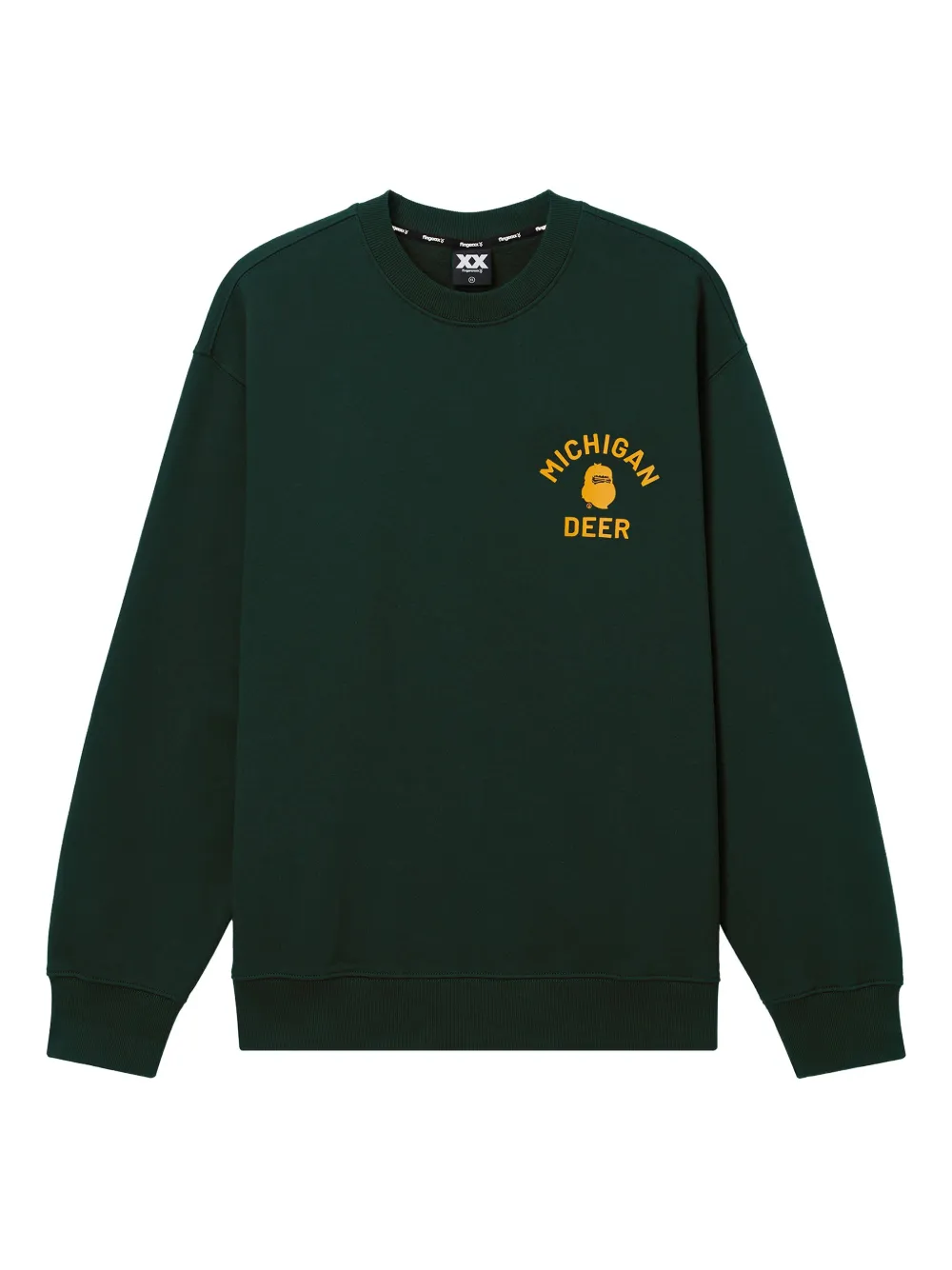 FINGERCROXX logo sweatshirt | Green | Image 1