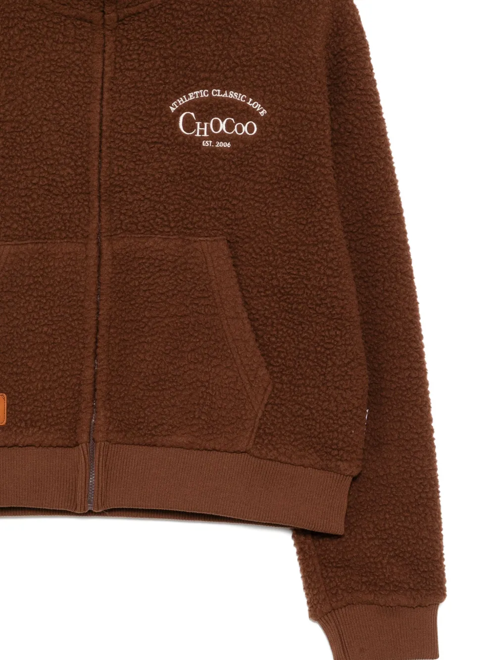 Chocoolate Logo-embroidered Jacket In Brown