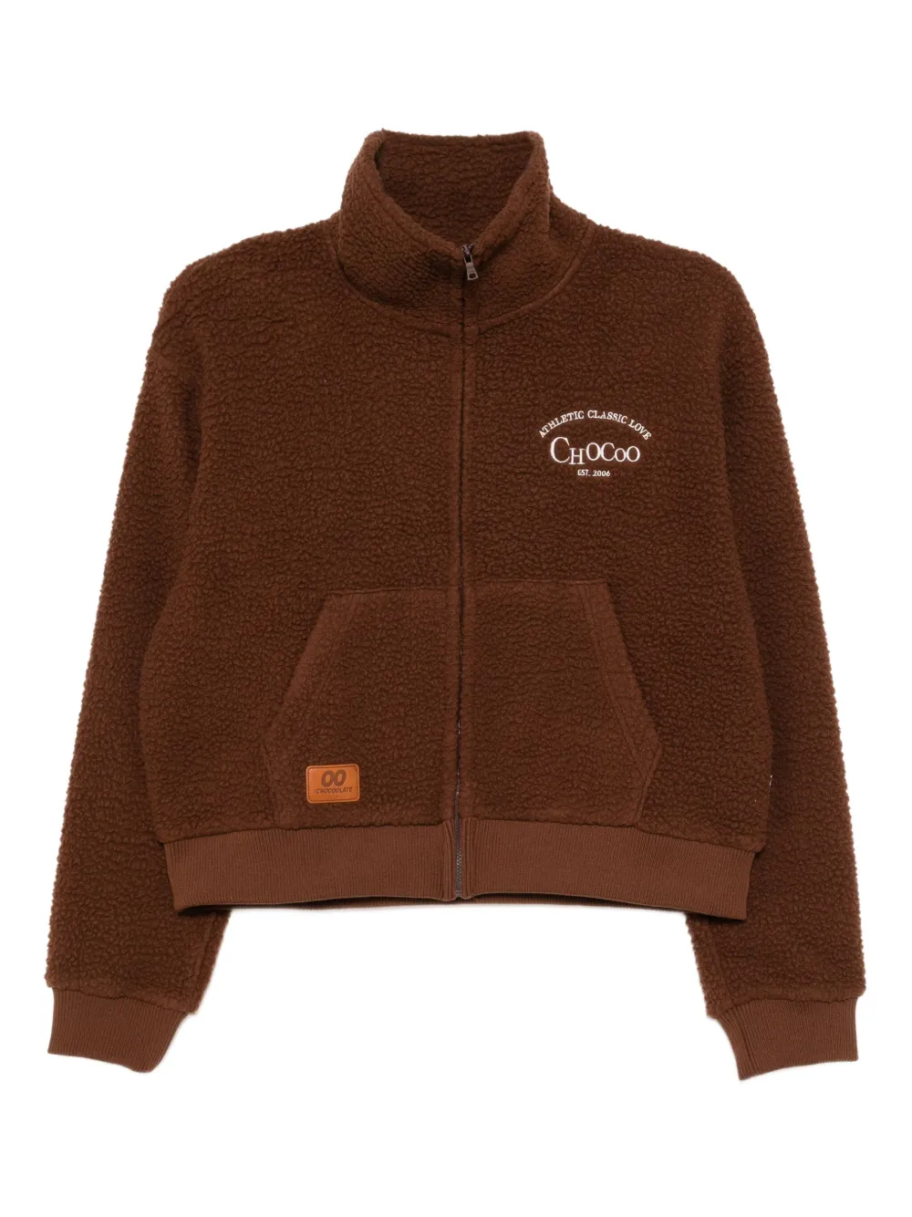 Chocoolate Logo-embroidered Jacket In Brown