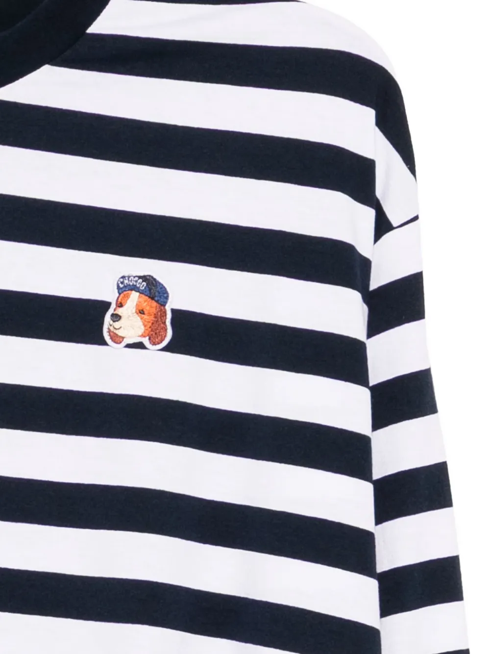 CHOCOOLATE T-shirt met geborduurd logo Wit