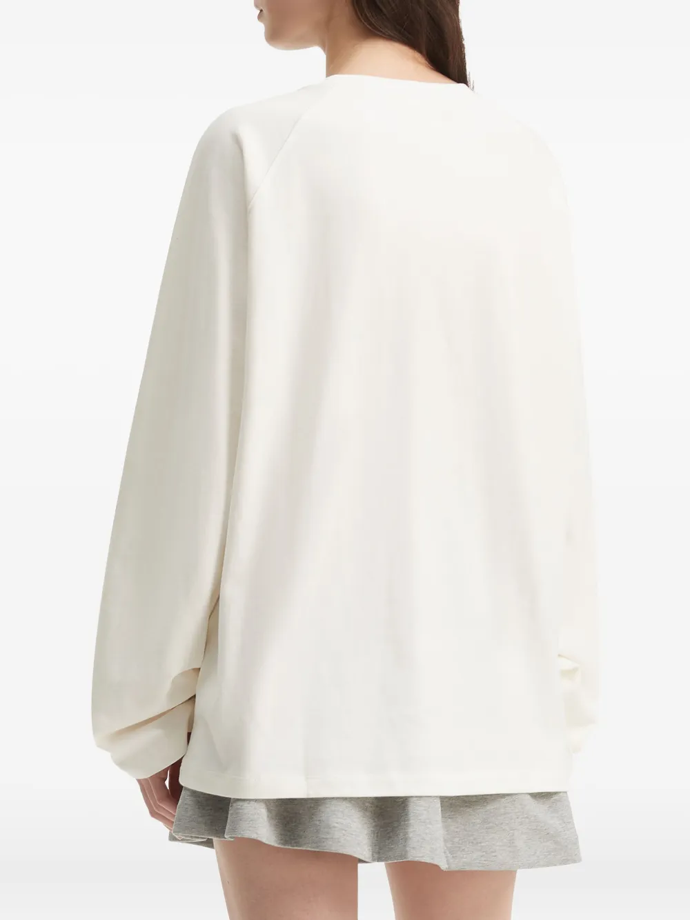 B+ab Bow Sweatshirt In Gray