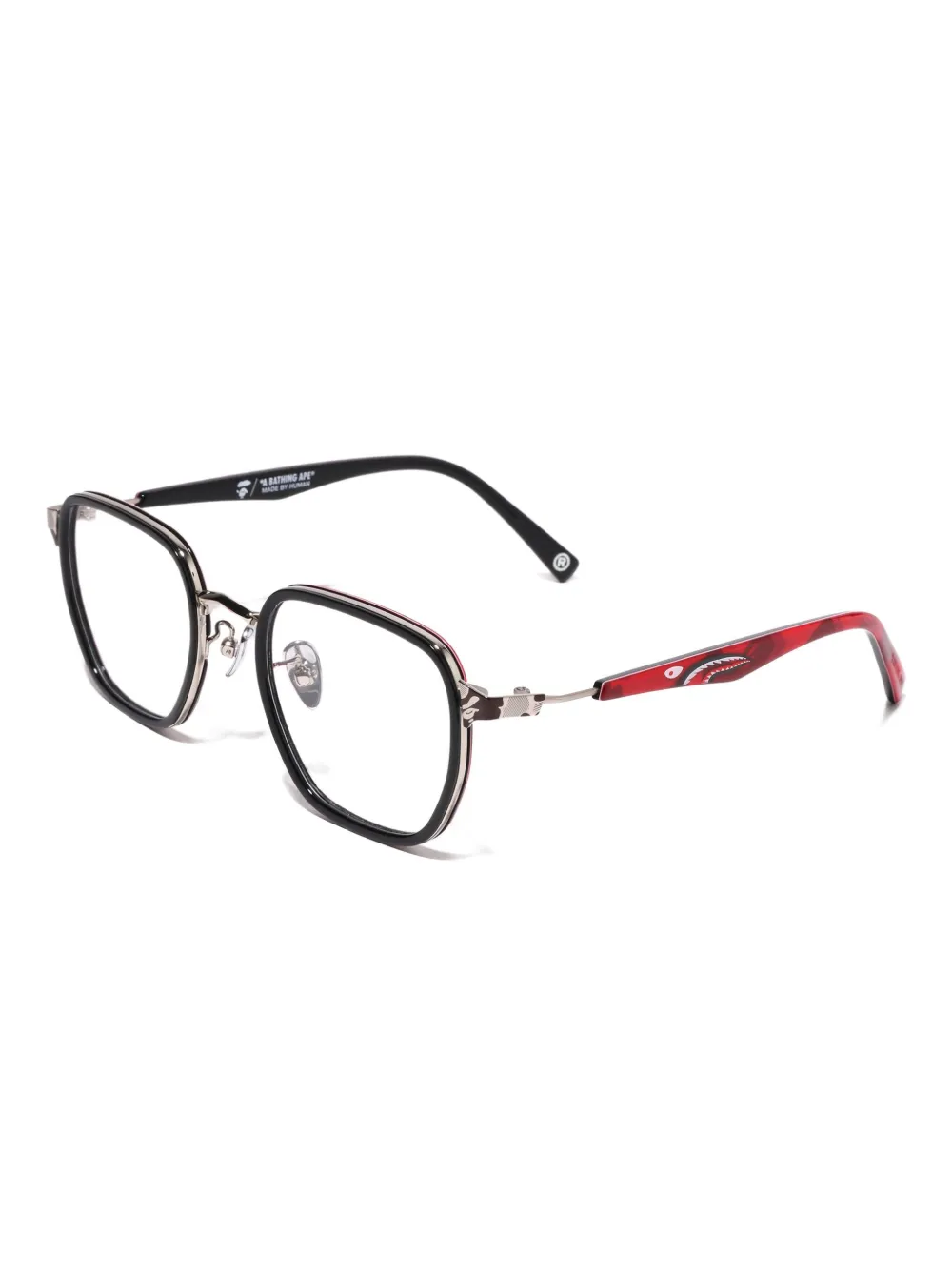 A BATHING APE® shark-patterned round frames | Image 2