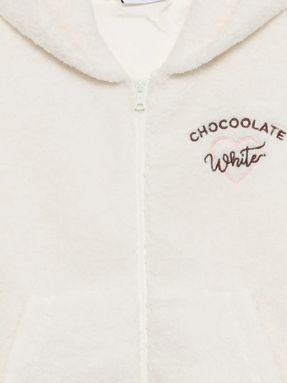 Chocoolate Logo-embroidered Jacket In White