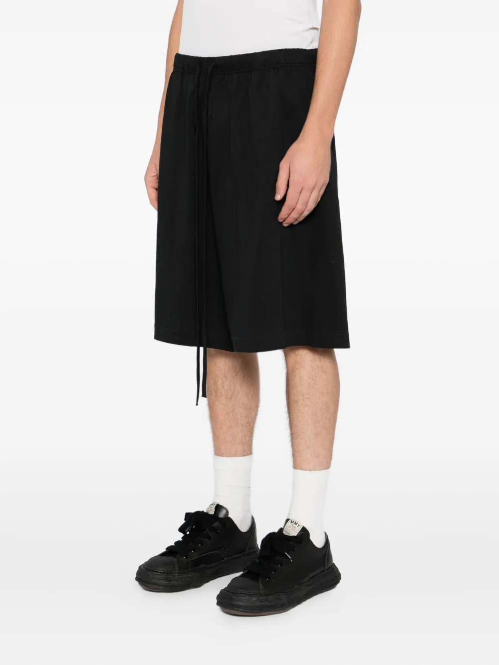 Essentials Logo Patch Shorts In Black