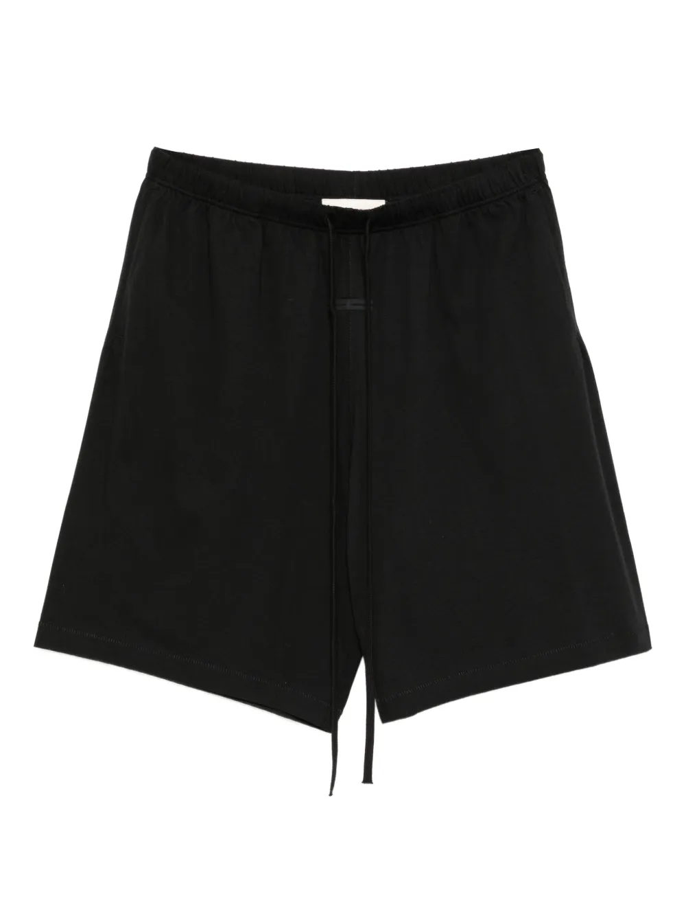 Essentials Logo Patch Shorts In Black