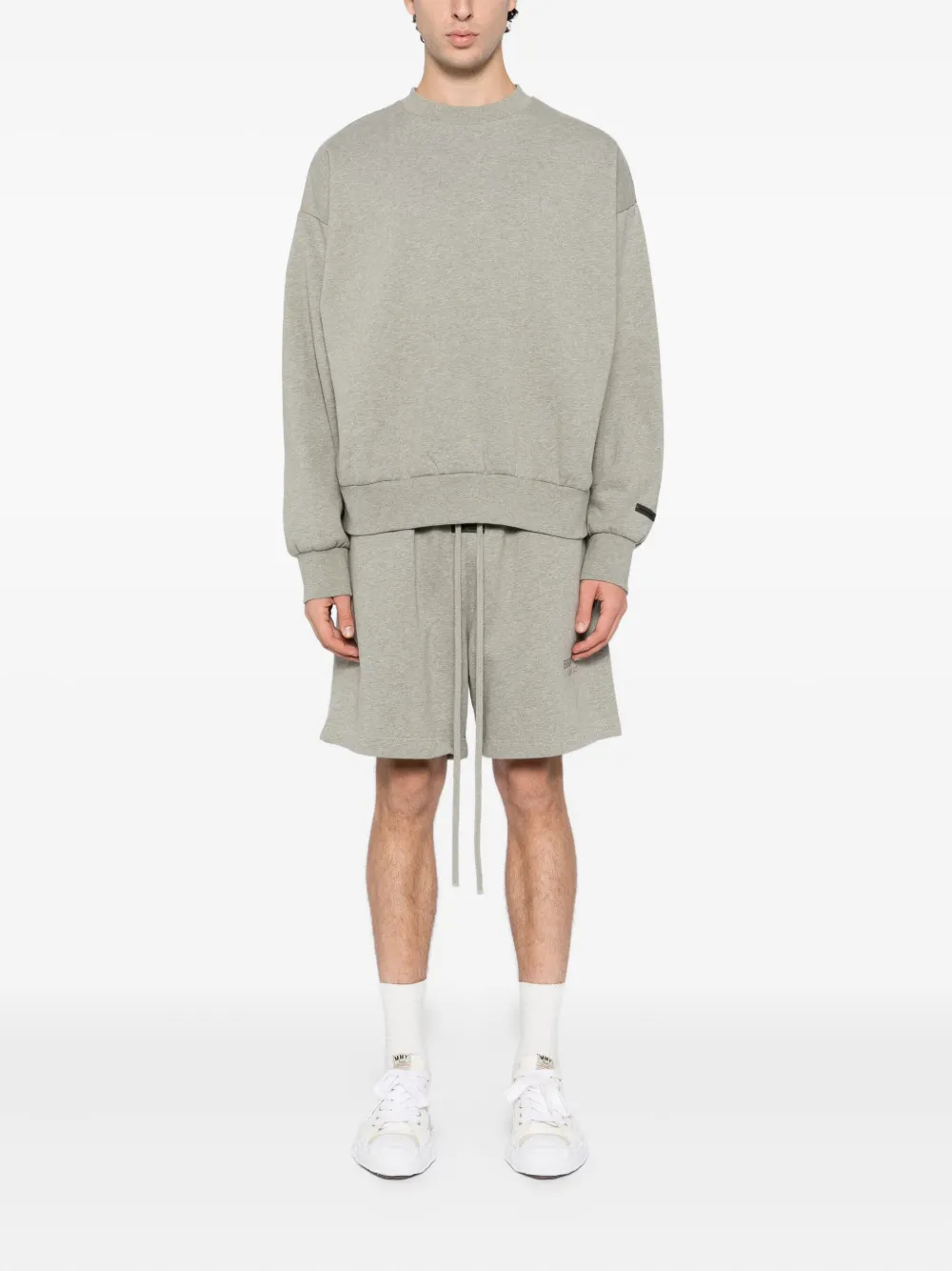FEAR OF GOD ESSENTIALS Classic fleece sweater met ronde hals - Grijs