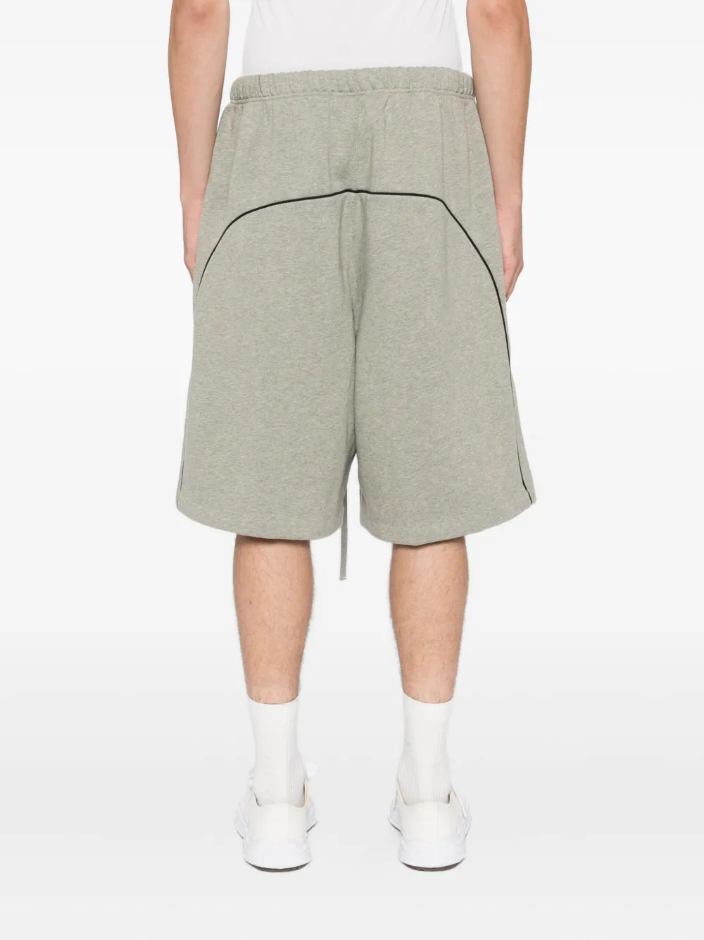 FEAR OF GOD ESSENTIALS Shorts met geborduurd logo Grijs