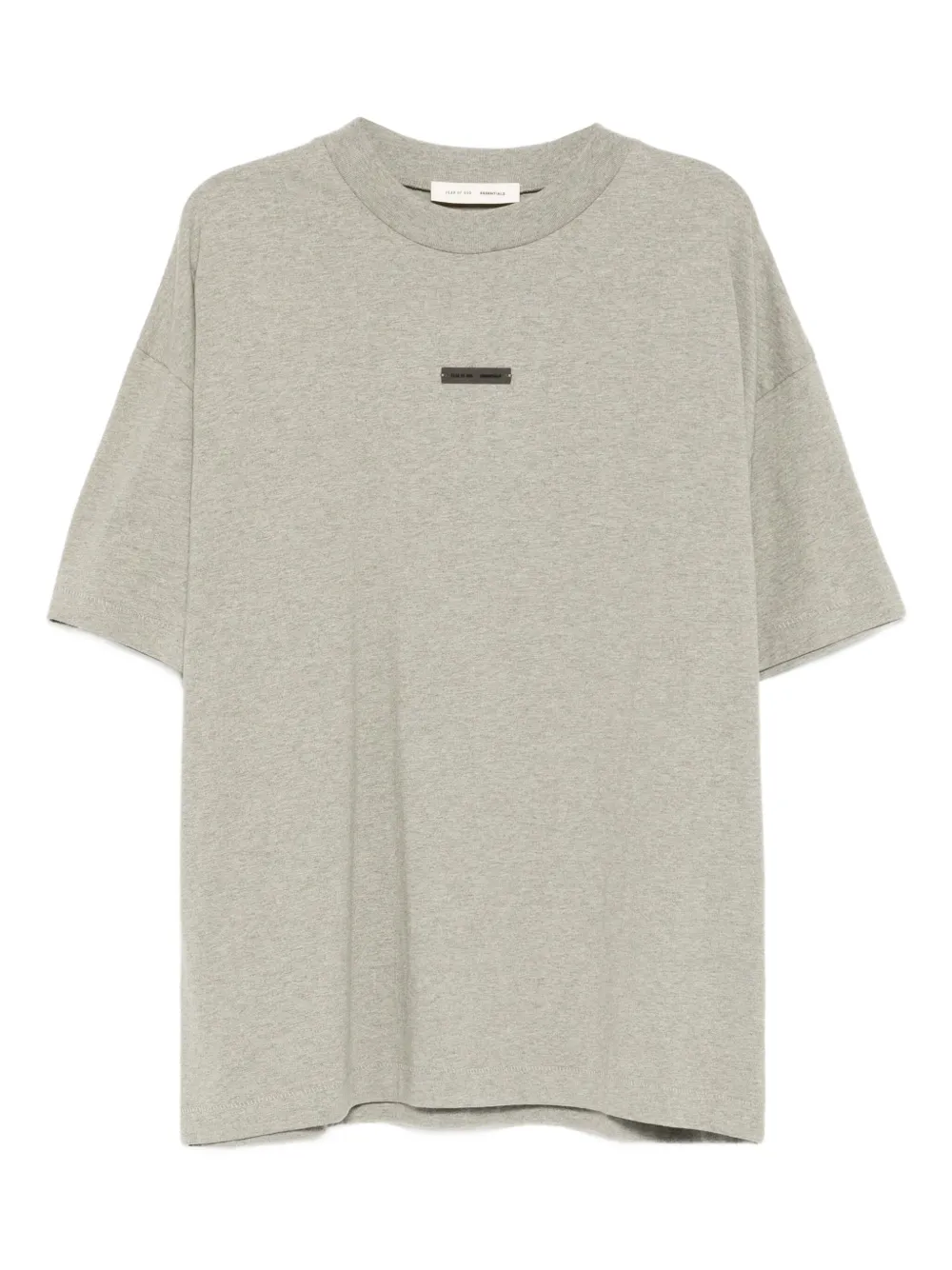 FEAR OF GOD ESSENTIALS classic short-sleeved T-shirt | Grey | Image 1