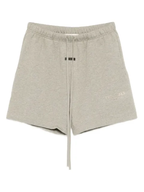 FEAR OF GOD ESSENTIALS logo appliqué short