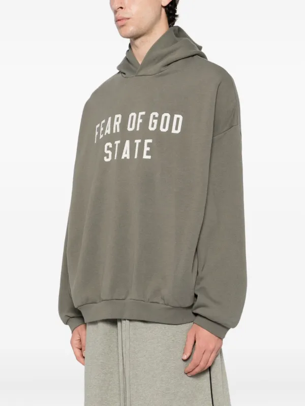 FEAR OF GOD ESSENTIALS 90's Hoodie | Grey | FARFETCH