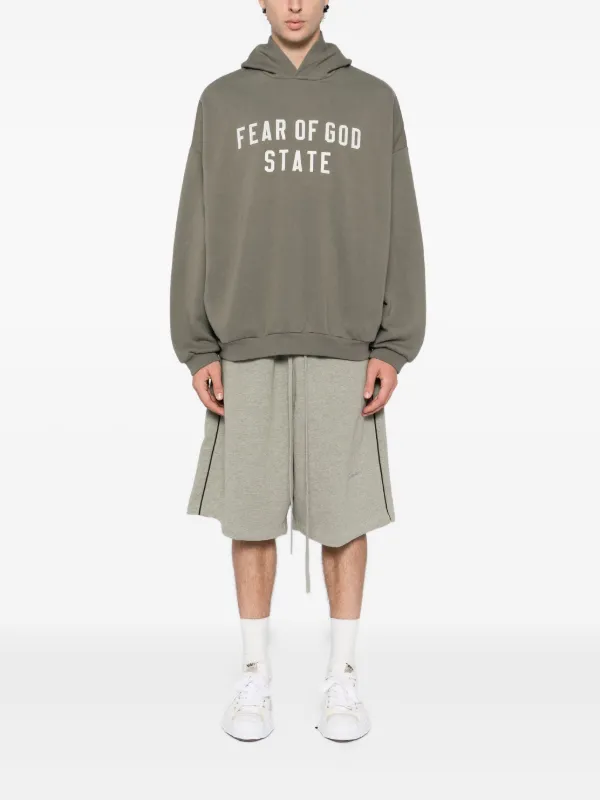 FEAR OF GOD ESSENTIALS 90's Hoodie | Grey | FARFETCH