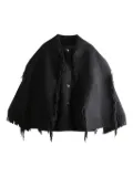 TOTEME fringe button jacket - Black