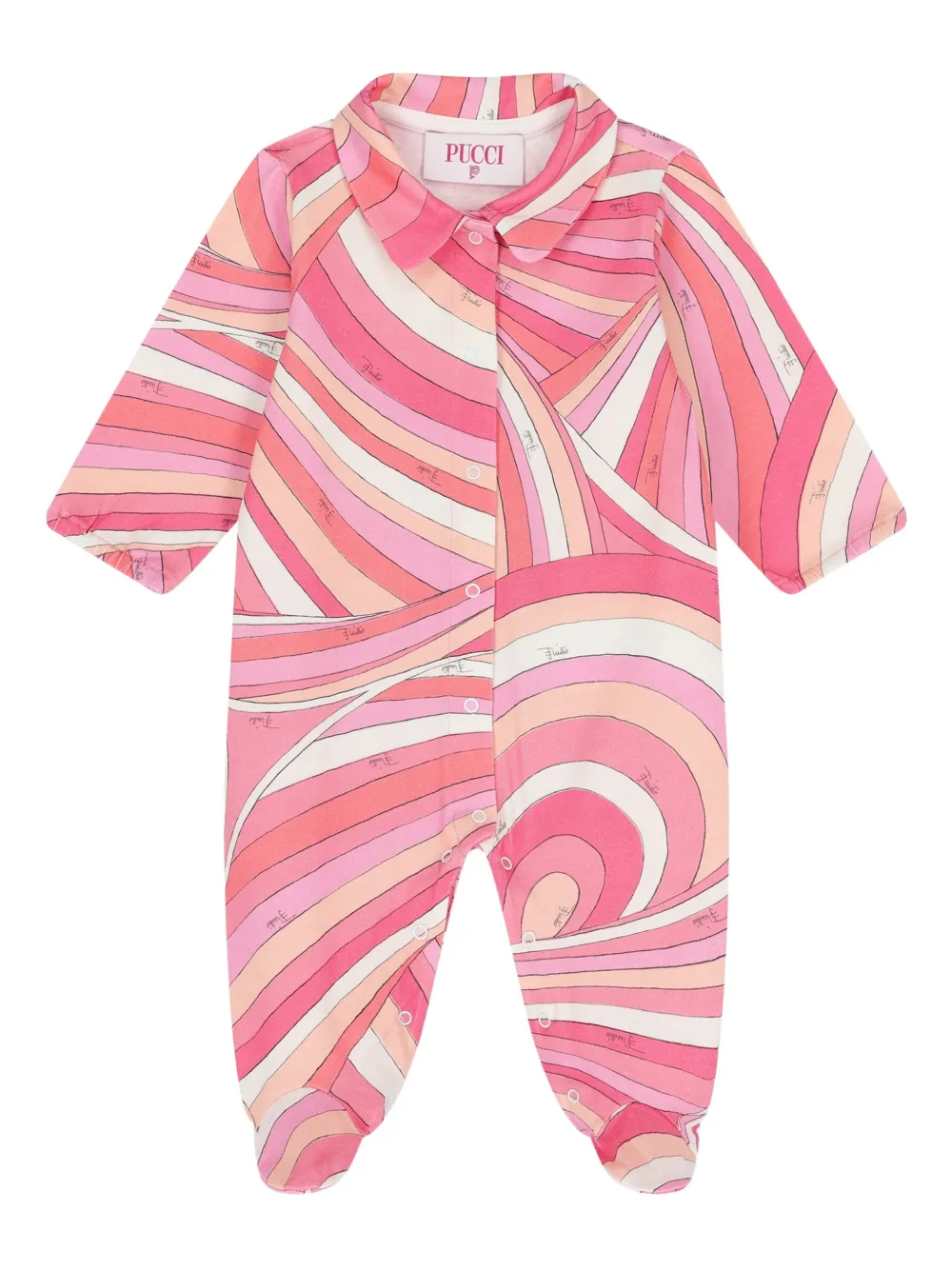 PUCCI Junior Iride print collared babygrow set | Babygrow Sets | Image 2