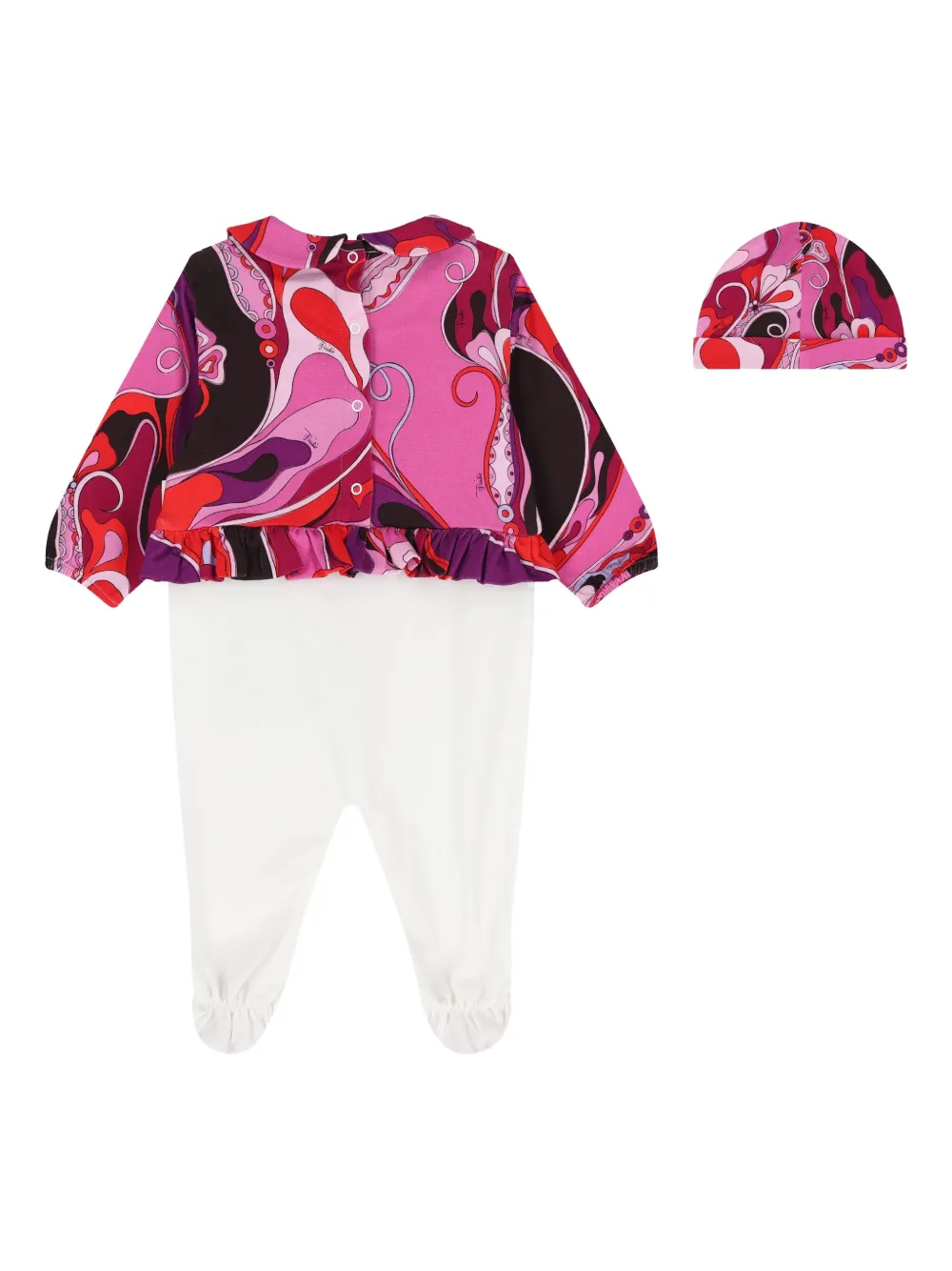 PUCCI Junior graphic-print ruffled babygrow set | Babygrow Sets | Image 2