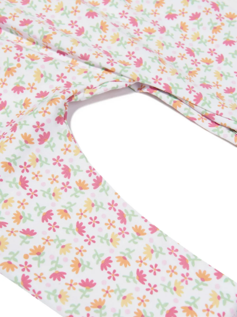 MAGNOLIA BABY floral-print pima cotton babygrow - Roze