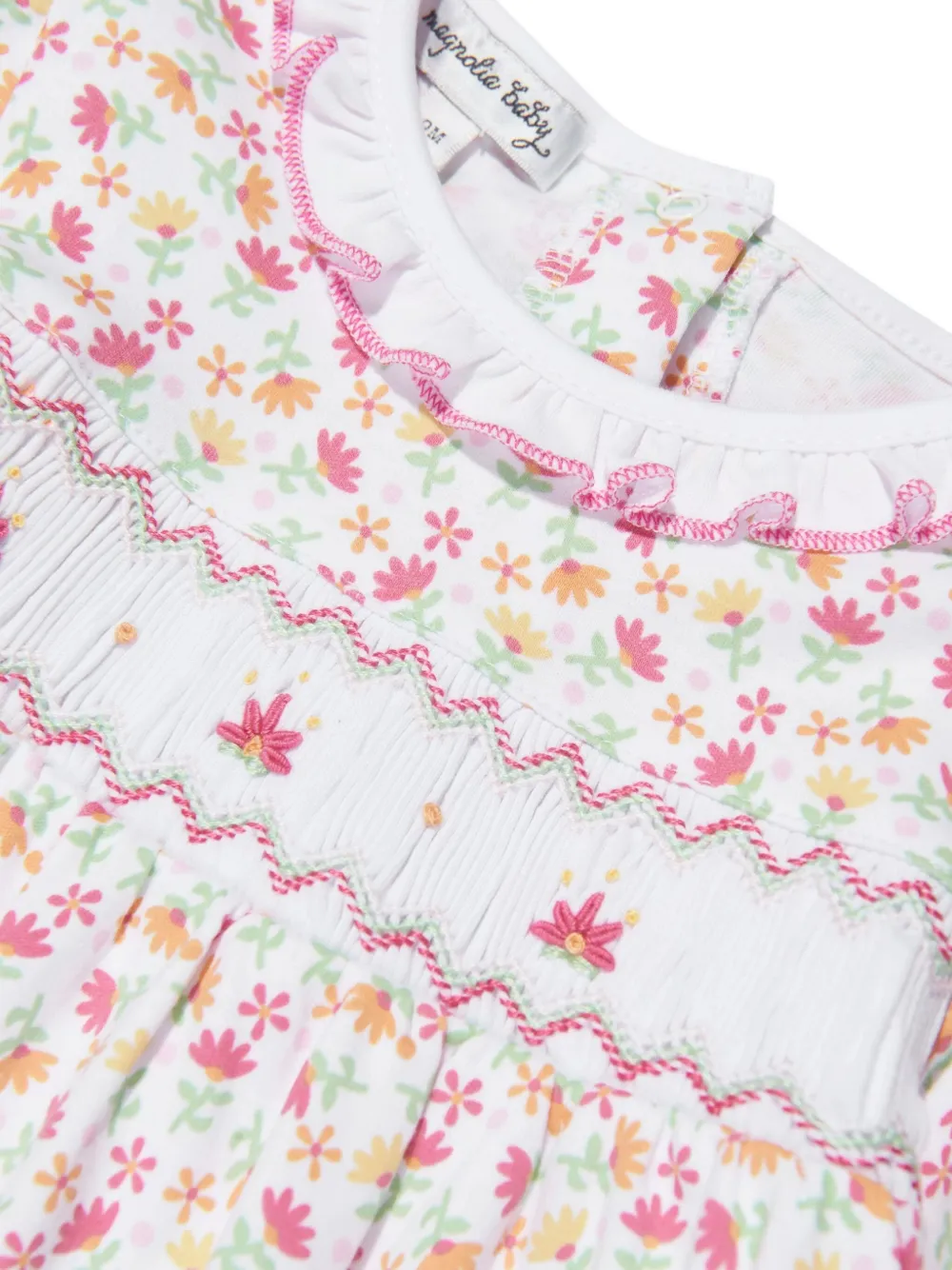 MAGNOLIA BABY Katoenen babypakje met bloemenprint Roze