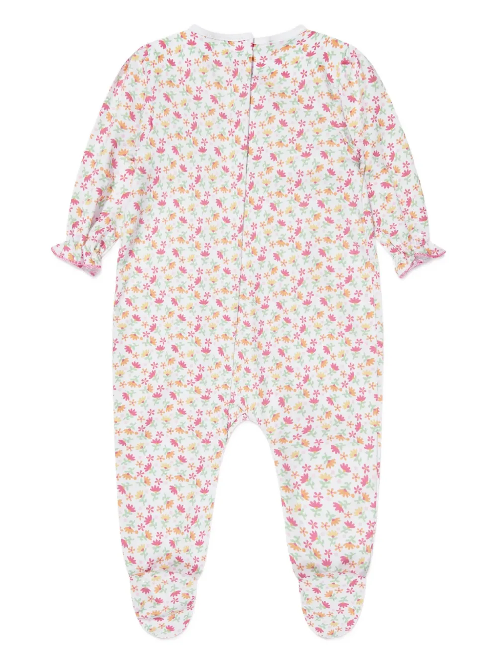MAGNOLIA BABY floral-print pima cotton babygrow | Bodies | Image 2