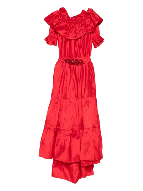 MIAU by Clara Rotescu vestido asimétrico con detalles