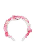 PUCCI Junior ruffled headband - Pink