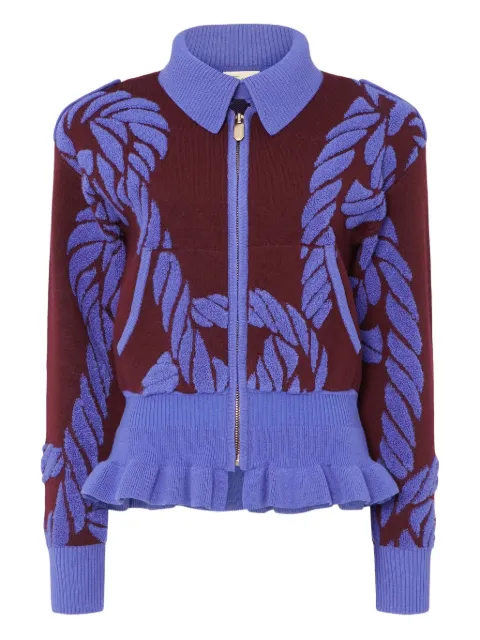 Temperley London geometric-pattern cardigan