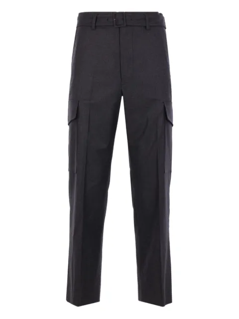 Auralee belted cargo trousers