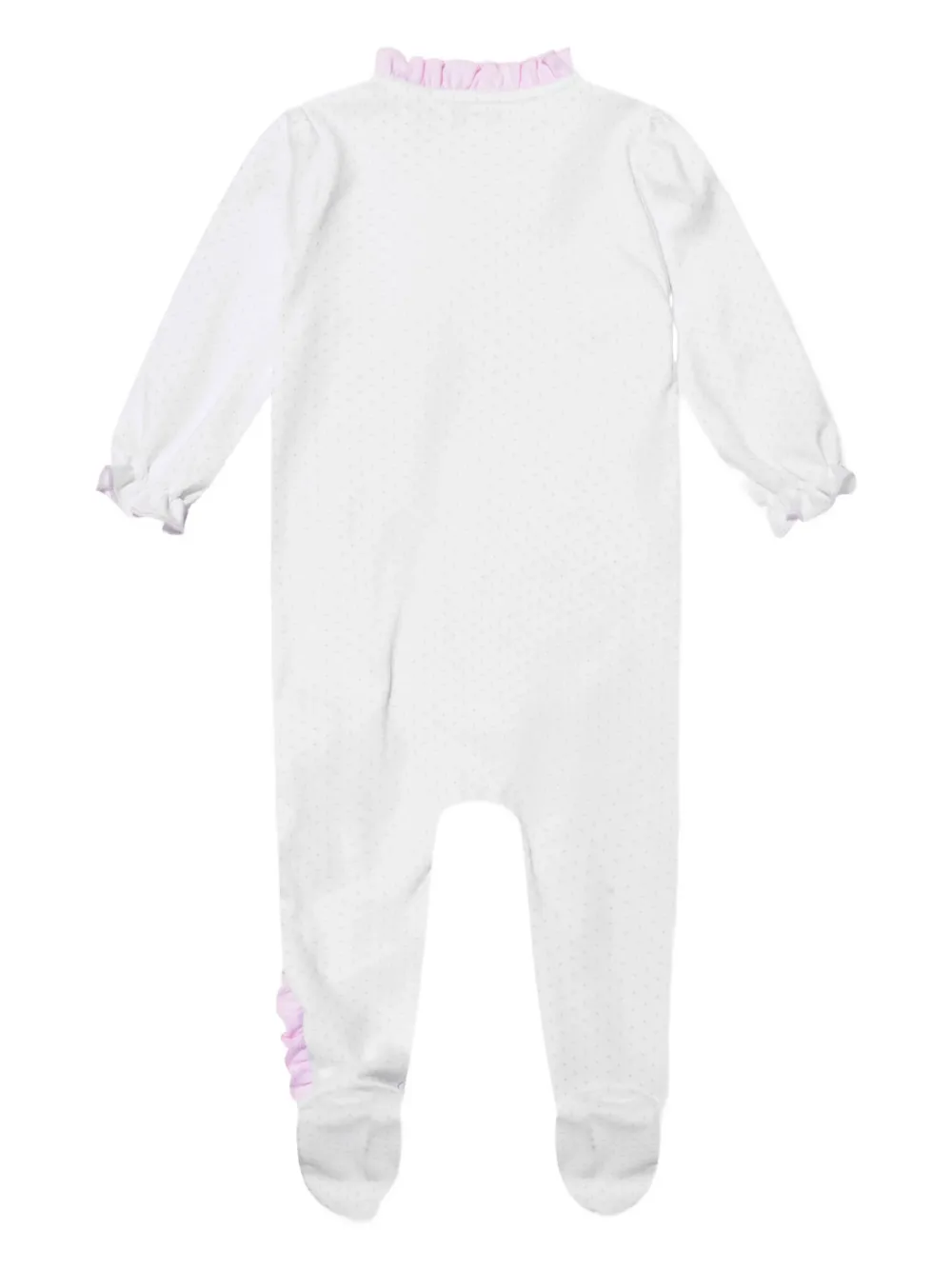 MAGNOLIA BABY embroidered-swan ruffled babygrow | Bodies | Image 2