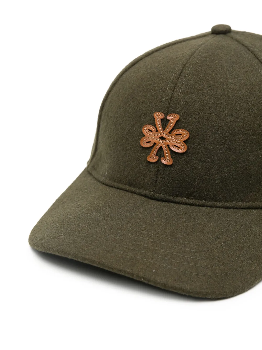 Jacob Cohën logo-patch baseball cap - Groen