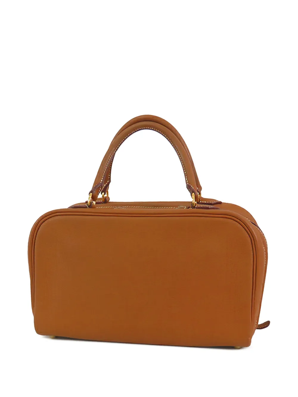 Pre-owned Hermes 2007 Togo Sac En Vie 26 Handbag In Brown