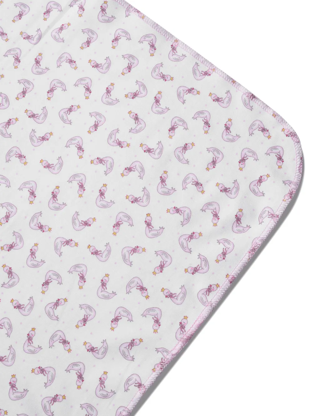 Magnolia Baby Printed Blanket In White